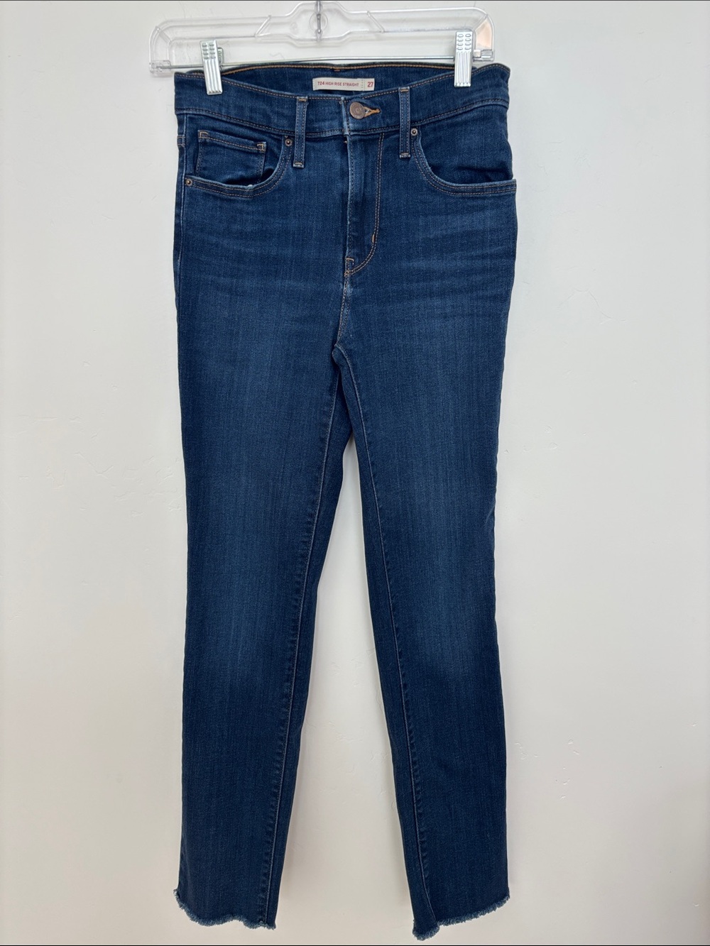 Dark Blue Women's High-Rise Skinny Jeans